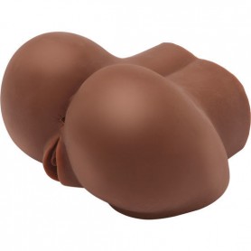 ACT BIG ASS MASTURBADOR REALISTA CON VIBRADOR MARRoN