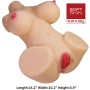CRAZY BULL EMMA TORSO FEMENINO REALISTA VAGINA Y ANAL 48 KG