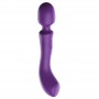 SHEEO WAND MASAJEADORA VIBRADORA DE DOBLE EXTREMO MORADA