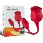 ARMONY ROSA SUCCIONADOR DE CLiTORIS VIBRADOR 10 MODOS ROJO
