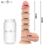 MR INTENSE LOGAN DILDO VIBRADOR SILICONA CON EFECTO CALOR Y CONTROL REMOTO 20 CM Ø 41 CM