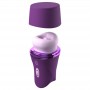 FANTASY FOR HER LUSH KISS PLUSH PURPLE ESTIMULADOR CLITORAL DE SUCCIoN Y LAMIDO
