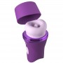 FANTASY FOR HER LUSH KISS PLUSH PURPLE ESTIMULADOR CLITORAL DE SUCCIoN Y LAMIDO