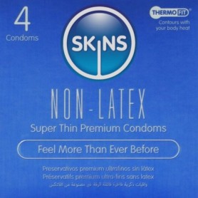 SKINS PRESERVATIVOS SIN LATEX PACK 4