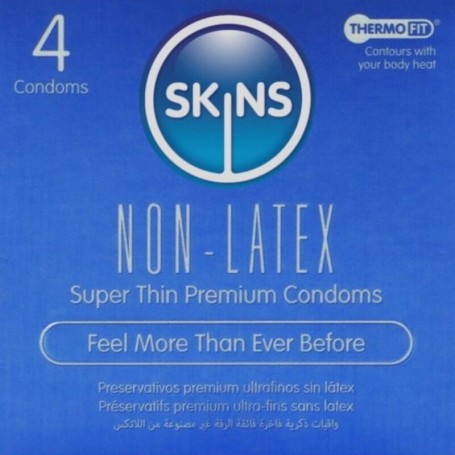 SKINS PRESERVATIVOS SIN LATEX PACK 4