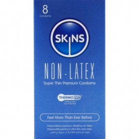 SKINS PRESERVATIVOS SIN LATEX PACK 8