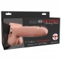 FETISH FANTASY SERIES STRAP ON HUECO REALISTA VIBRADOR CON TESTiCULOS 178 CM