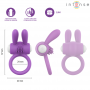 INTENSE HOPPS ANILLO PARA PENE VIBRADOR CON ESTIMULACIoN CLITORIANA MORADO