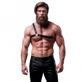 FETISH SUBMISSIVE ATTITUDE ARNeS ECOPIEL HOMBRO CRUZADO HOMBRE