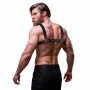 FETISH SUBMISSIVE ATTITUDE ARNeS BULLDOG AJUSTABLE ECOPIEL PECHO CRUZADO HOMBRE