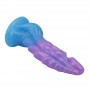 POWER MONSTERS ATLANTEANS DILDO REALiSTICO CON VENTOSA 19 CM Ø 5 CM AZUL Y MORADO