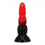 POWER MONSTERS FIRE DRAGON DILDO FANTASiA CON VENTOSA 245 CM Ø 58 CM ROJO Y NEGRO
