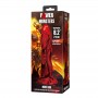 POWER MONSTERS MINOTAUR DILDO FANTASiA CON VENTOSA 21 CM Ø 5 CM ROJO Y NEGRO
