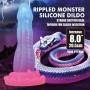 POWER MONSTERS VOID PYTHON DILDO FANTASiA CON VENTOSA 205 CM Ø 52 CM AZUL LILA Y ROSA