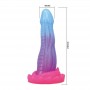 POWER MONSTERS VOID PYTHON DILDO FANTASiA CON VENTOSA 205 CM Ø 52 CM AZUL LILA Y ROSA