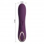 PRETTY LOVE LANDYN VIBRADOR RABBIT RECARGABLE 10 FUNCIONES MORADO