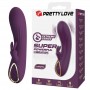 PRETTY LOVE LANDYN VIBRADOR RABBIT RECARGABLE 10 FUNCIONES MORADO