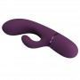 PRETTY LOVE MARGIE VIBRADOR RABBIT RECARGABLE 10 FUNCIONES MORADO