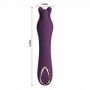 PRETTY LOVE LUNAO VIBRADOR RECARGABLE 10 FUNCIONES MORADO
