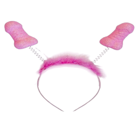 DIABLO PICANTE 6 UDS ANTENAS PITO ROSA PURPURINA
