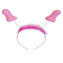 DIABLO PICANTE 6 UDS ANTENAS PITO ROSA PURPURINA