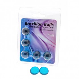 TALOKA BRAZILIAN BALLS GEL EXCITANTE EFECTO FRiO 5 BOLAS