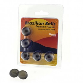 TALOKA BRAZILIAN BALLS GEL EXCITANTE EFECTO FRESCOR 5 BOLAS