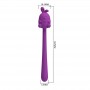 PRETTY LOVE VIBRADOR FLEXIBLE CUTE BUNNY FLIRTING STICK RECARGABLE USB MORADO