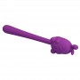 PRETTY LOVE VIBRADOR FLEXIBLE CUTE BUNNY FLIRTING STICK RECARGABLE USB MORADO