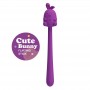 PRETTY LOVE VIBRADOR FLEXIBLE CUTE BUNNY FLIRTING STICK RECARGABLE USB MORADO