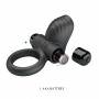 PRETTY LOVE ANILLO VIBRADOR PARA PENE ADRIEN 10 FUNCIONES NEGRO
