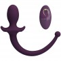 PRETTY LOVE LIOEA PLUG ANAL CON COLA VIBRADOR 12 FUNCIONES COLOR MORADO CONTROL REMOTO