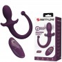 PRETTY LOVE LIOEA PLUG ANAL CON COLA VIBRADOR 12 FUNCIONES COLOR MORADO CONTROL REMOTO