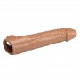 PRETTY LOVE FUNDA EXTENSORA PARA PENE AJUSTABLE 26 CM Ø 4 CM COLOR NATURAL