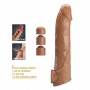 PRETTY LOVE FUNDA EXTENSORA PARA PENE AJUSTABLE 26 CM Ø 4 CM COLOR MARRoN