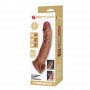 PRETTY LOVE FUNDA EXTENSORA PARA PENE AJUSTABLE 26 CM Ø 4 CM COLOR MARRoN