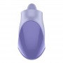 SATISFYER TONGUE DANCER ESTIMULADOR CLITORIANO CON VIBRACIoN Y PULSACIONES LILA