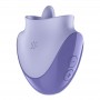 SATISFYER TONGUE DANCER ESTIMULADOR CLITORIANO CON VIBRACIoN Y PULSACIONES LILA