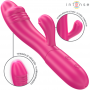 INTENSE IVY VIBRADOR FLEXIBLE 10 VIBRACIONES CON LENGUA ESTIMULADORA ROSA