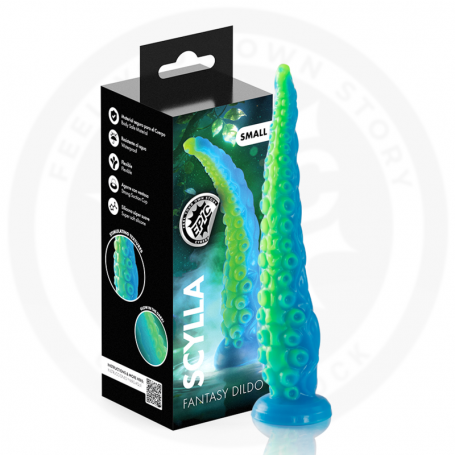 EPIC SCYLLA DILDO TENTaCULO FINO FLUORESCENTE TAMANO PEQUENO