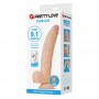 PRETTY LOVE FABIAN DILDO FLEXIBLE CON VENTOSA CARNE