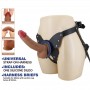 PRETTY LOVE YETI ARNeS STRAP ON CON DILDO Y VENTOSA CARNE