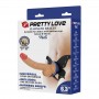 PRETTY LOVE YETI ARNeS STRAP ON CON DILDO Y VENTOSA CARNE