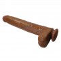 PRETTY LOVE DANY DILDO REALiSTICO FLEXIBLE CON VENTOSA 36 CM Ø 56 CM MARRoN