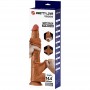 PRETTY LOVE VIGGO DILDO REALISTA TACTO SUAVE CON PIEL DESLIZANTE 365 CM MARRoN