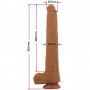 PRETTY LOVE VIGGO DILDO REALISTA TACTO SUAVE CON PIEL DESLIZANTE 365 CM MARRoN