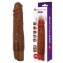PRETTY LOVE KESSLER DILDO VIBRADOR REALISTA 10 MODOS DE VIBRACIoN Y 10 DE EMPUJE 22 CM MARRoN