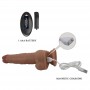 PRETTY LOVE JONATHAN VIBRADOR REALiSTICO CON EMPUJE MARRoN CONTROL REMOTO