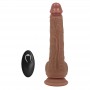 PRETTY LOVE JONATHAN VIBRADOR REALiSTICO CON EMPUJE MARRoN CONTROL REMOTO