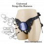 PRETTY LOVE ARNeS UNIVERSAL TIPO BRAGA PARA STRAP ON NEGRO Y AZUL